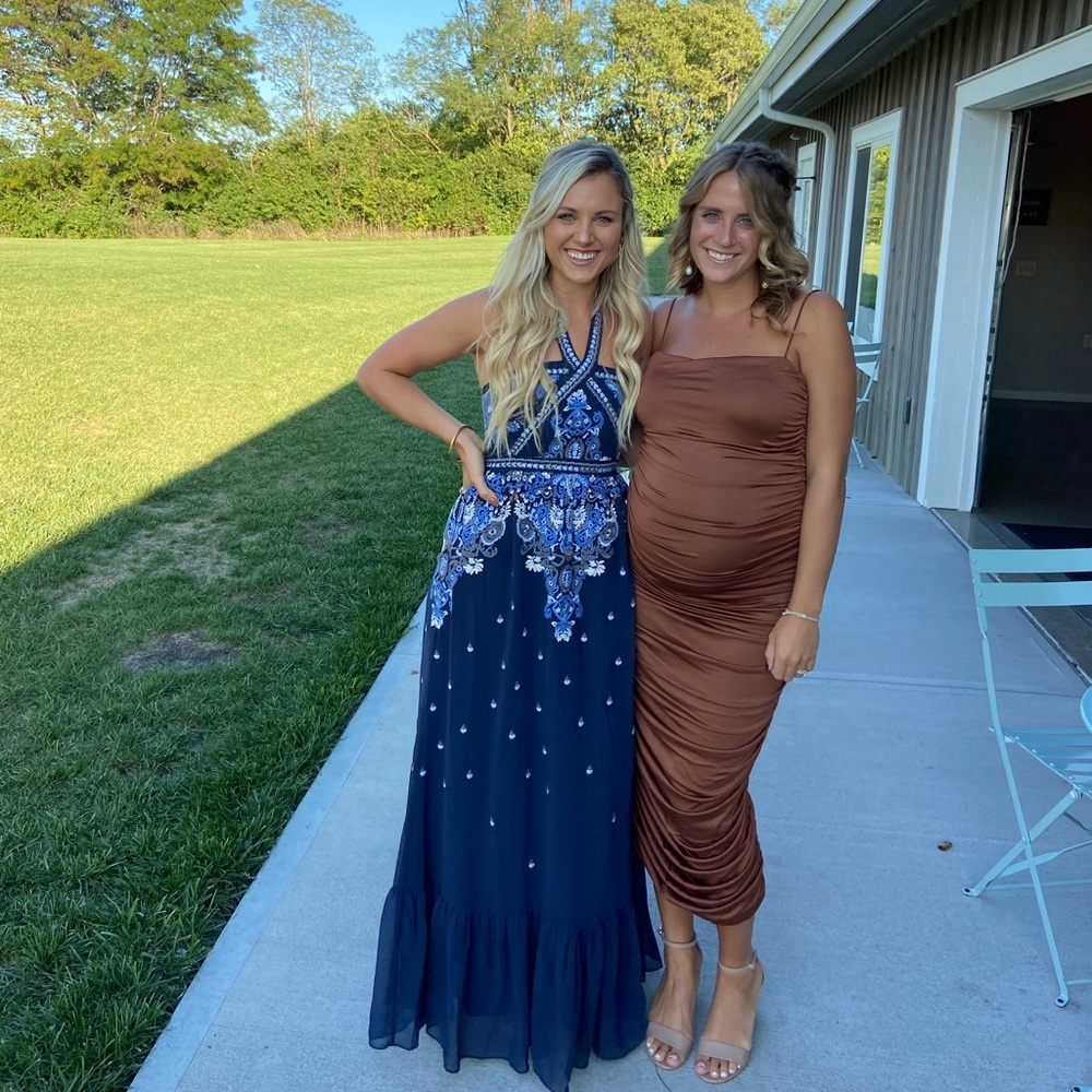 Altar'd State Blue Maxi Dress